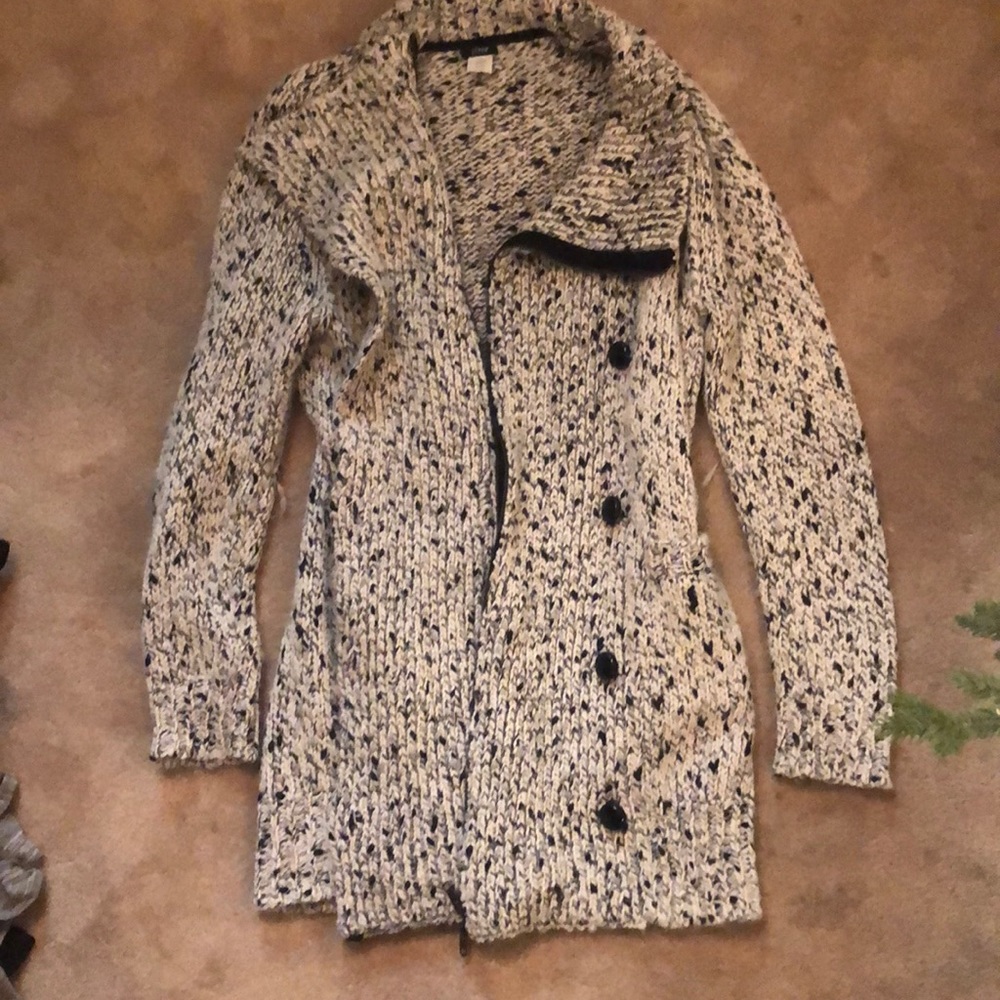 A sweater coat aka swoat